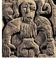 Detail of Saxon cross