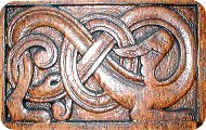Viking style carving